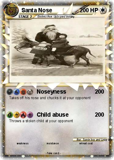 Pokemon Santa Nose