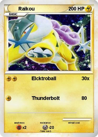 Pokemon Raikou