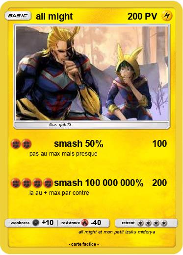 Pokemon all might