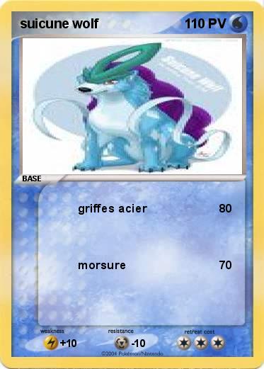 Pokemon suicune wolf