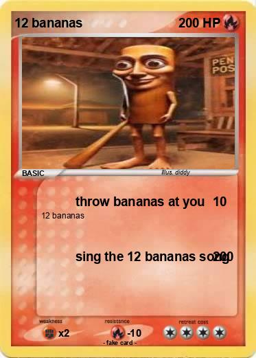 Pokemon 12 bananas