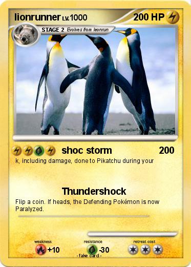 Pokemon lionrunner
