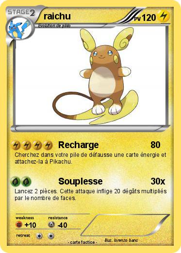 Pokemon raichu