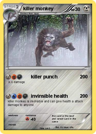 Pokemon killer monkey