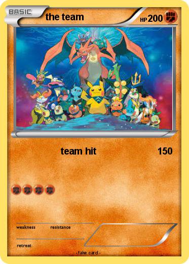 Pokemon the team