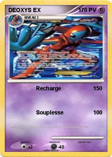 Pokemon DEOXYS EX