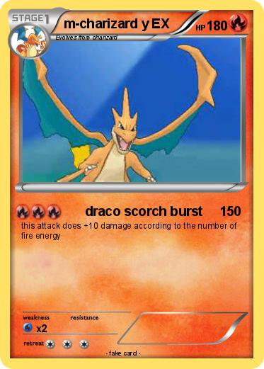Pokemon m-charizard y EX
