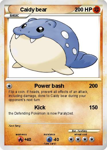 Pokemon Caidy bear