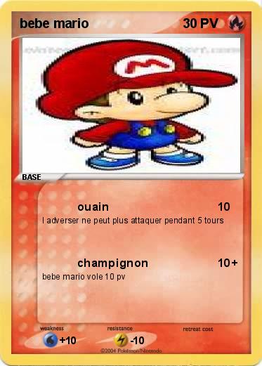 Pokemon bebe mario