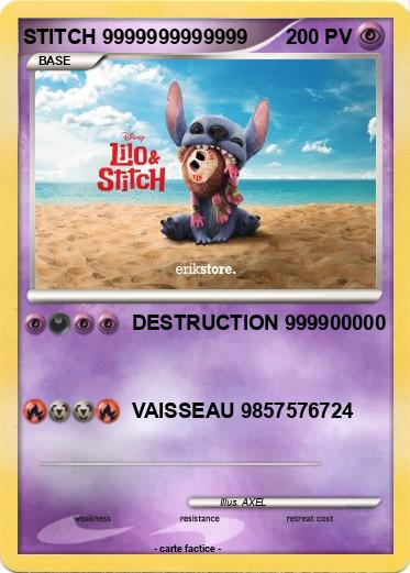 Pokemon STITCH 9999999999999