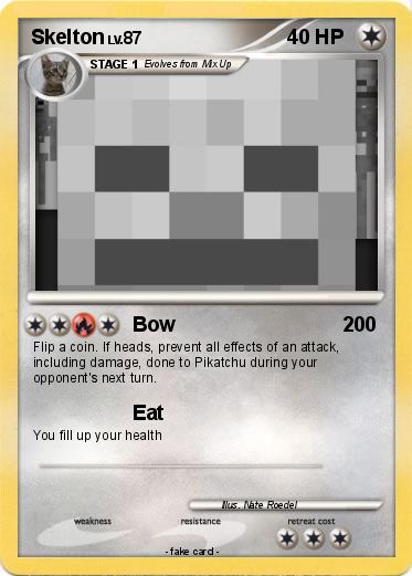 Pokemon Skelton