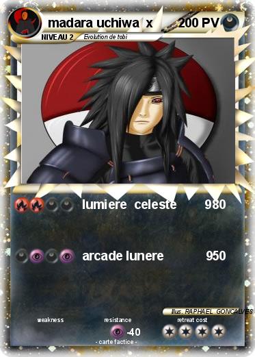 Pokemon madara uchiwa  x
