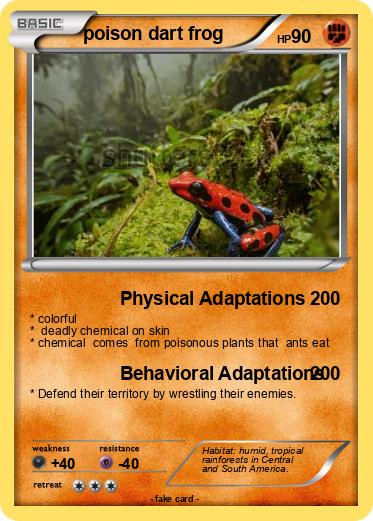 Pokemon poison dart frog