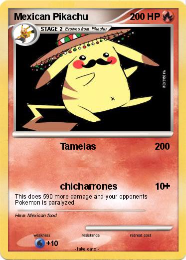Pokemon Mexican Pikachu