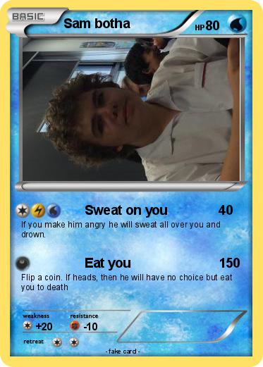 Pokemon Sam botha