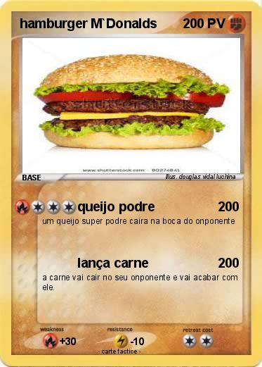 Pokemon hamburger M`Donalds
