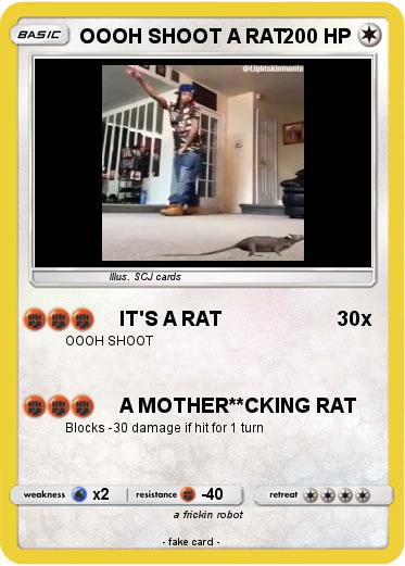 Pokemon OOOH SHOOT A RAT