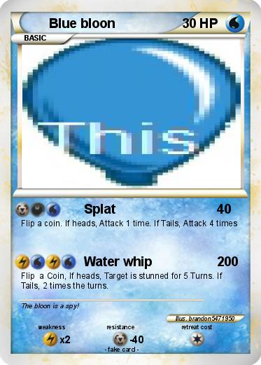 Pokemon Blue bloon