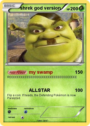 Pokemon shrek god version
