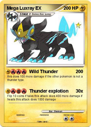 Pokemon Mega Luxray EX