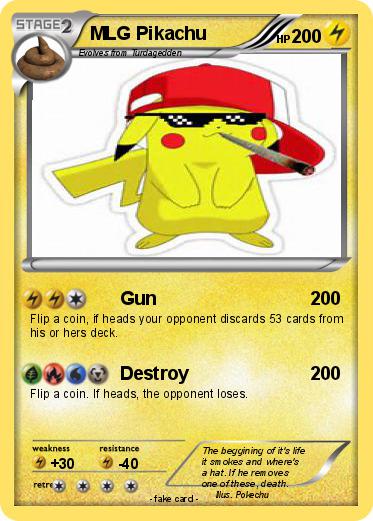 Pokemon MLG Pikachu