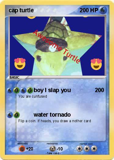 Pokemon cap turtle