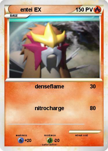 Pokemon entei EX