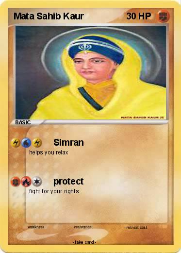 Pokemon Mata Sahib Kaur
