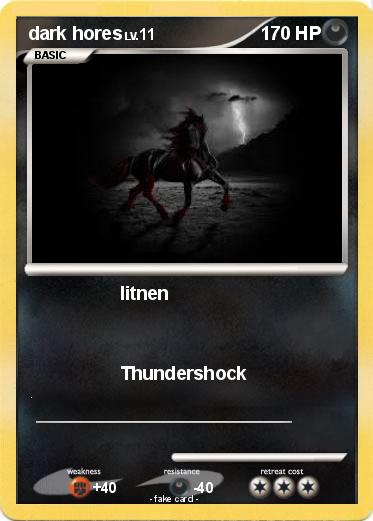 Pokemon dark hores