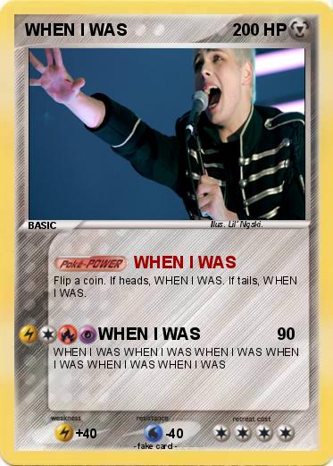 Pokemon WHEN I WAS