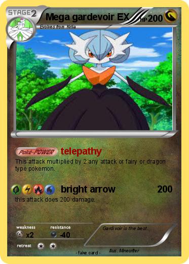 Pokemon Mega gardevoir EX