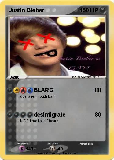 Pokemon Justin Bieber