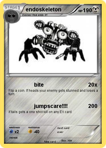Pokemon endoskeleton