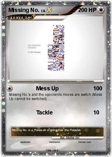 Pokemon Missing No.