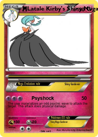 Pokemon Latale Kirby's Shiny Mega Gardevoir