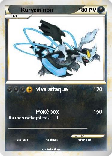 Pokemon Kuryem noir