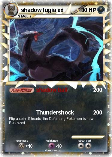 Pokemon shadow lugia ex