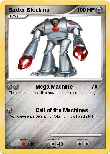 Pokemon Baxter Stockman