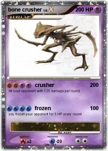 Pokemon bone crusher
