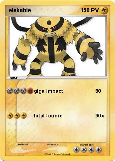 Pokemon elekable