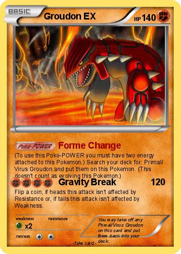 Pokemon Groudon EX