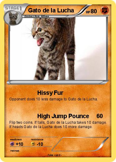 Pokemon Gato de la Lucha