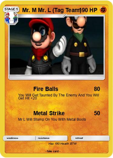 Pokemon Mr. M Mr. L (Tag Team)