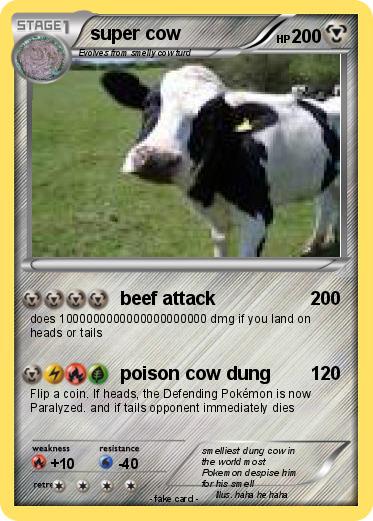 Pokemon super cow
