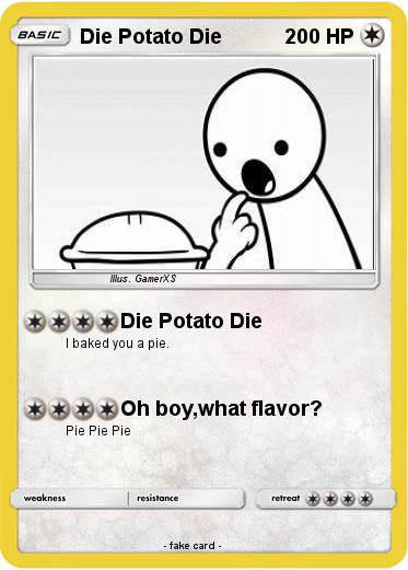 Pokemon Die Potato Die