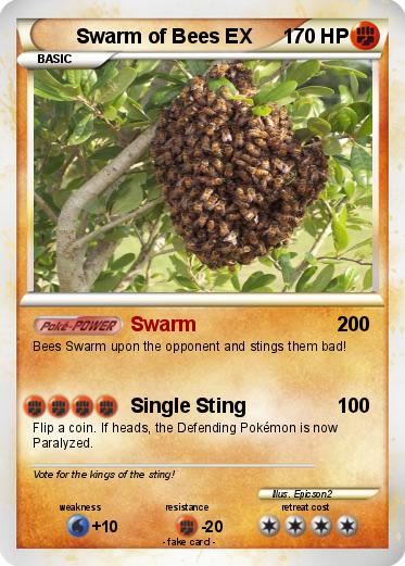 Pokemon Swarm of Bees EX