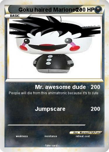 Pokemon Goku haired Marionette