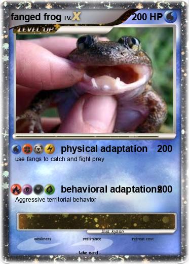 Pokemon fanged frog