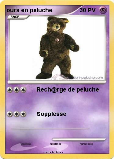 Pokemon ours en peluche
