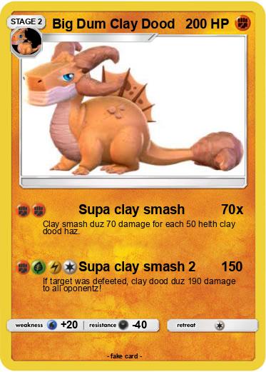 Pokemon Big Dum Clay Dood